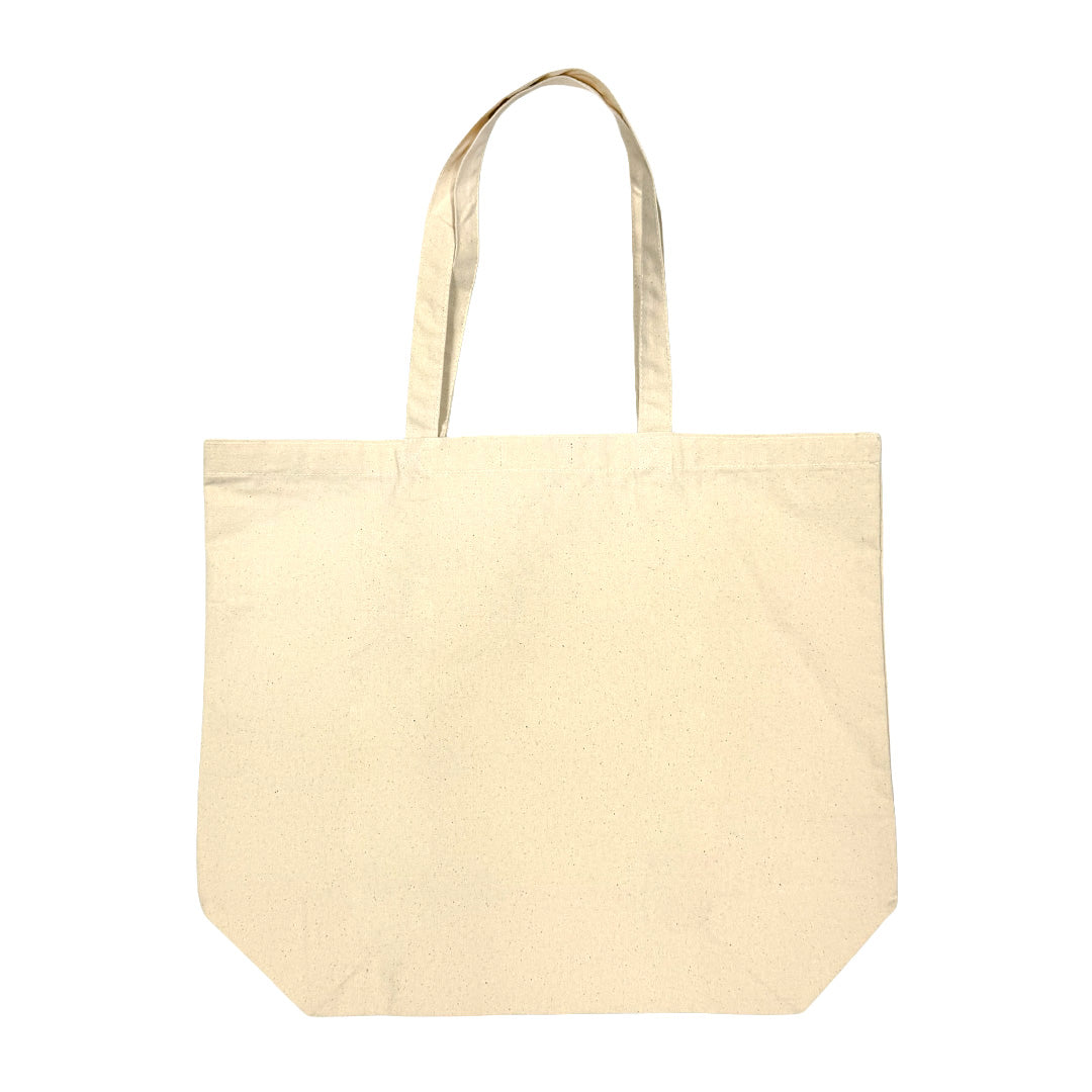 JOY-POPS SLOW BLUES TOTE BAG NATURAL