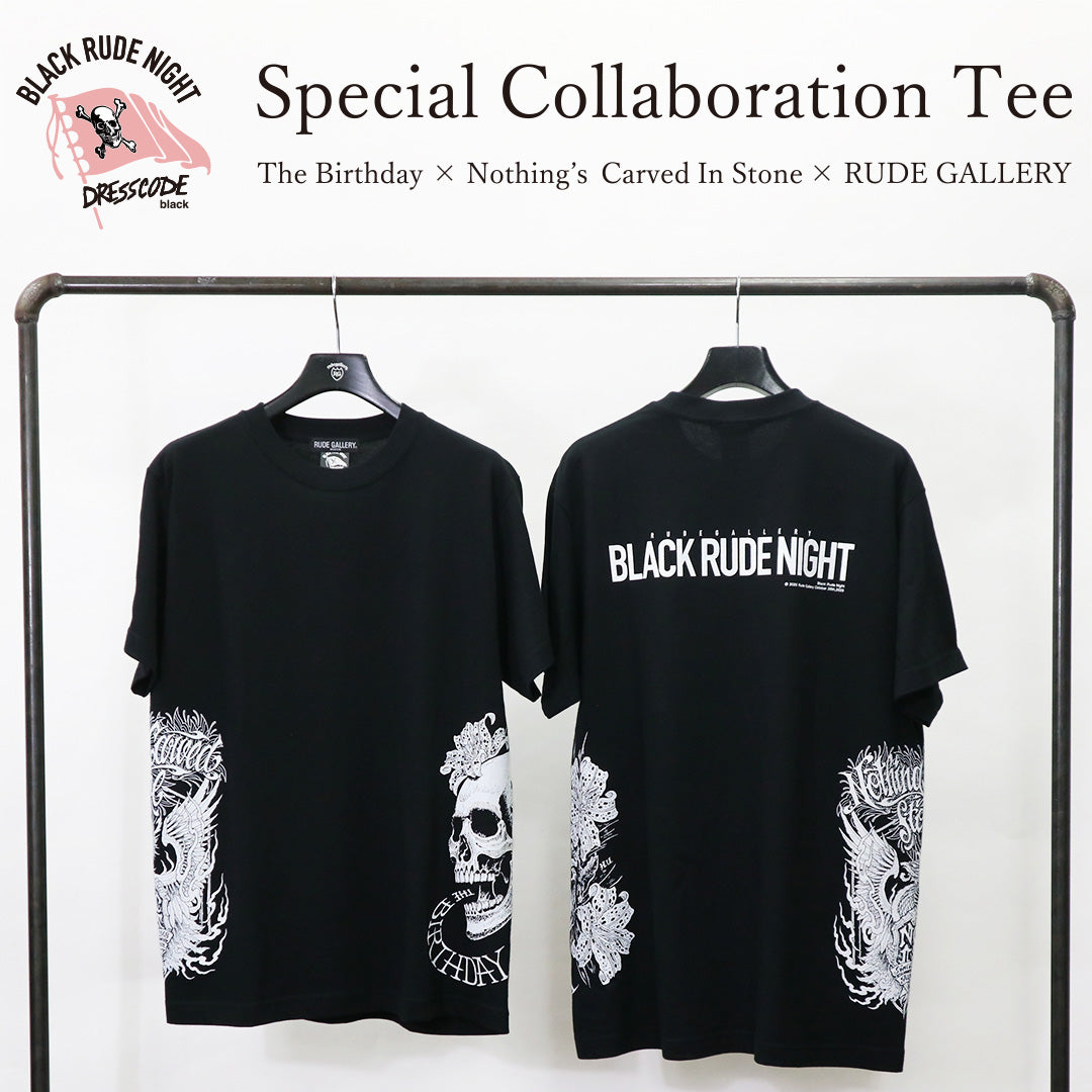 BLACK RUDE NIGHT STAGE CLOTHING FOR MUSICIANS TEE