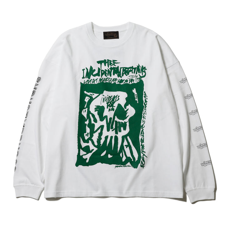 THEE INCIDENTAL BEATNIKS green LS TEE