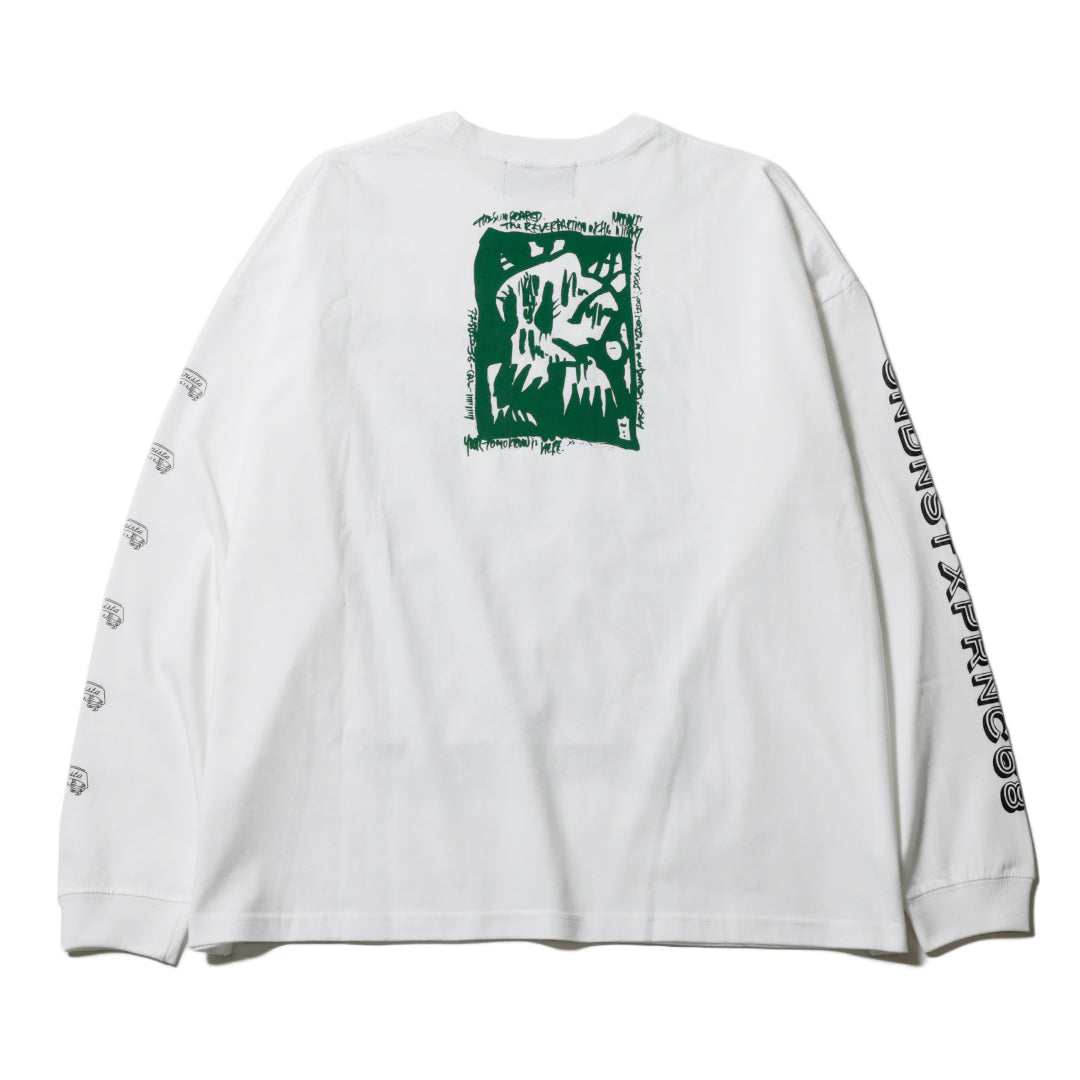 THEE INCIDENTAL BEATNIKS green LS TEE