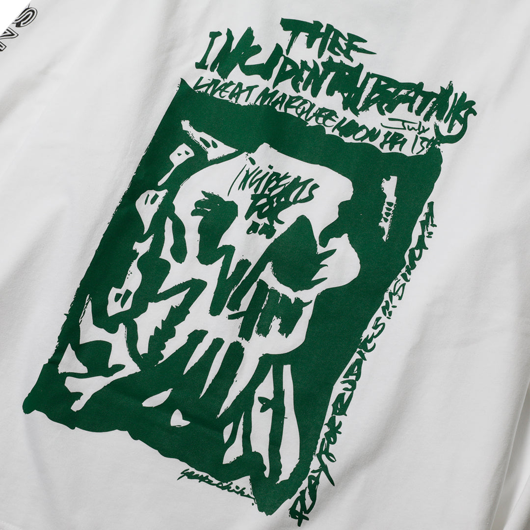 THEE INCIDENTAL BEATNIKS green LS TEE