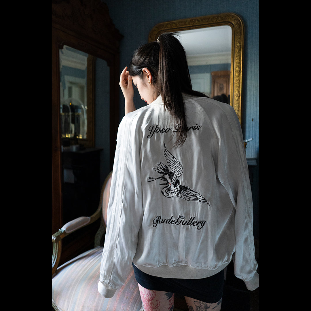 ジャケット・アウター RUDE GALLERY TSURU SOUVENIR JACKET TSURU SOUVENIR JACKET - Yōso COLLABORATION - RUDE GALLERY OFFICIAL