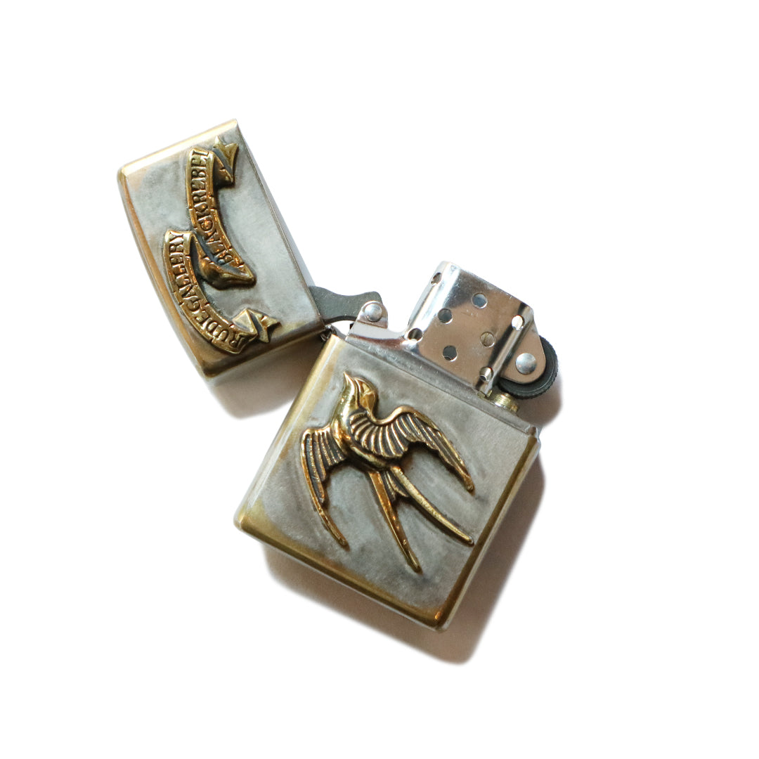 半額以下 ‼︎ ◆ルードギャラリー×カオスデザイン ◆ジッポライター　38500円 SWALLOW OIL LIGHTER – RUDE GALLERY OFFICIAL ONLINE SHOP