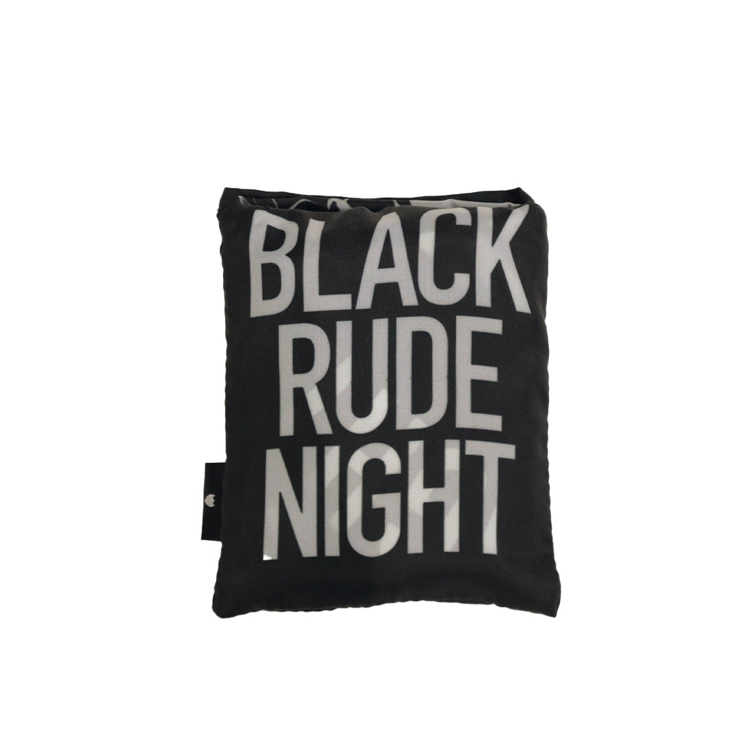 BLACK RUDE NIGHT ECOBAG
