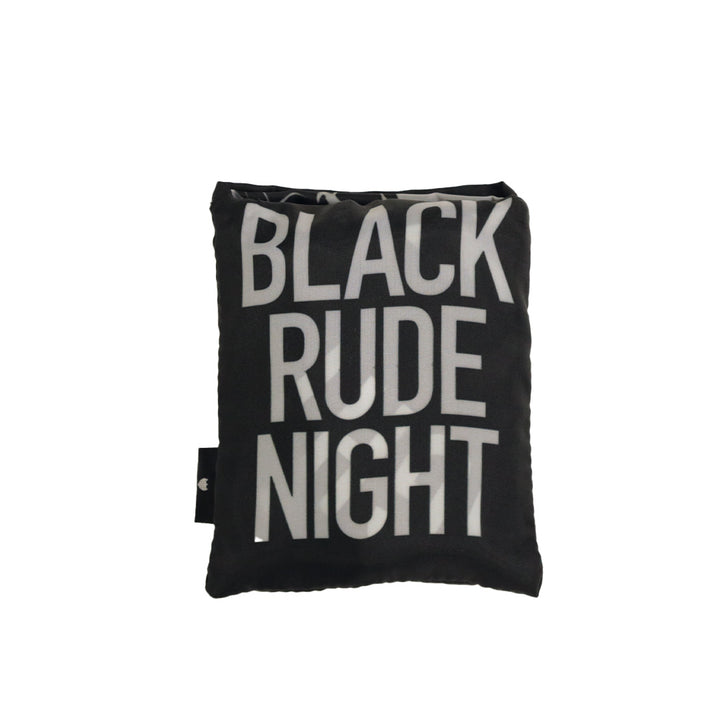 BLACK RUDE NIGHT ECOBAG