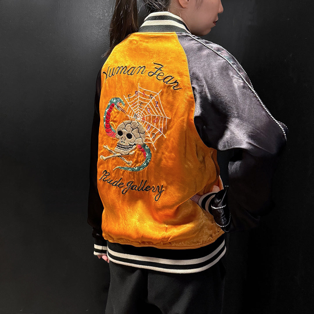 【西野七瀬】RUDE GALLERY SOUVENIR JACKET 西野七瀬】RUDE GALLERY SOUVENIR JACKET TIGER＆MAP SOUVENIR