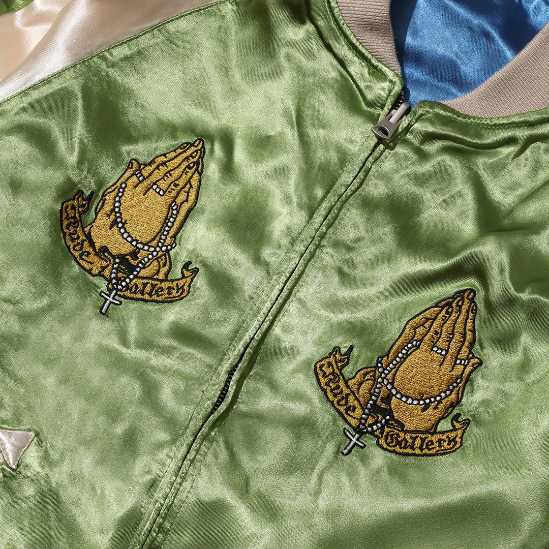 GVLS×RUDE GALLERY “COLLABORATION SOUVENIR JACKET”