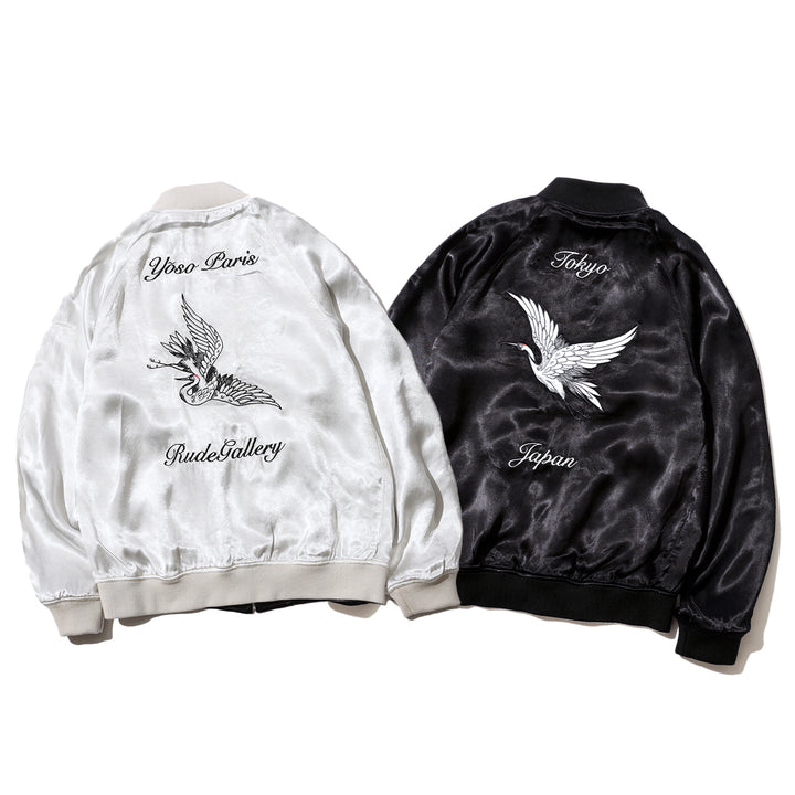 TSURU REVERSIBLE SOUVENIR JACKET - Yōso COLLABORATION
