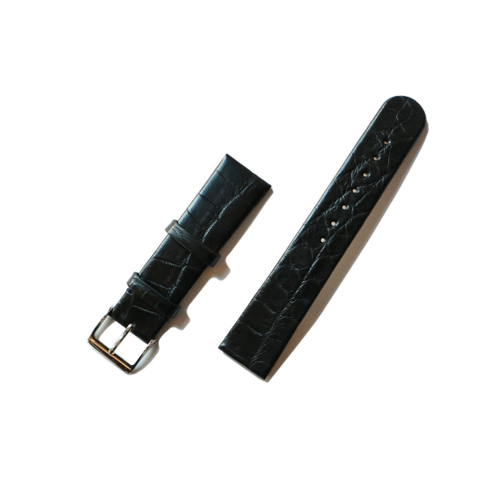 CROCO LEATHER WATCH BELT