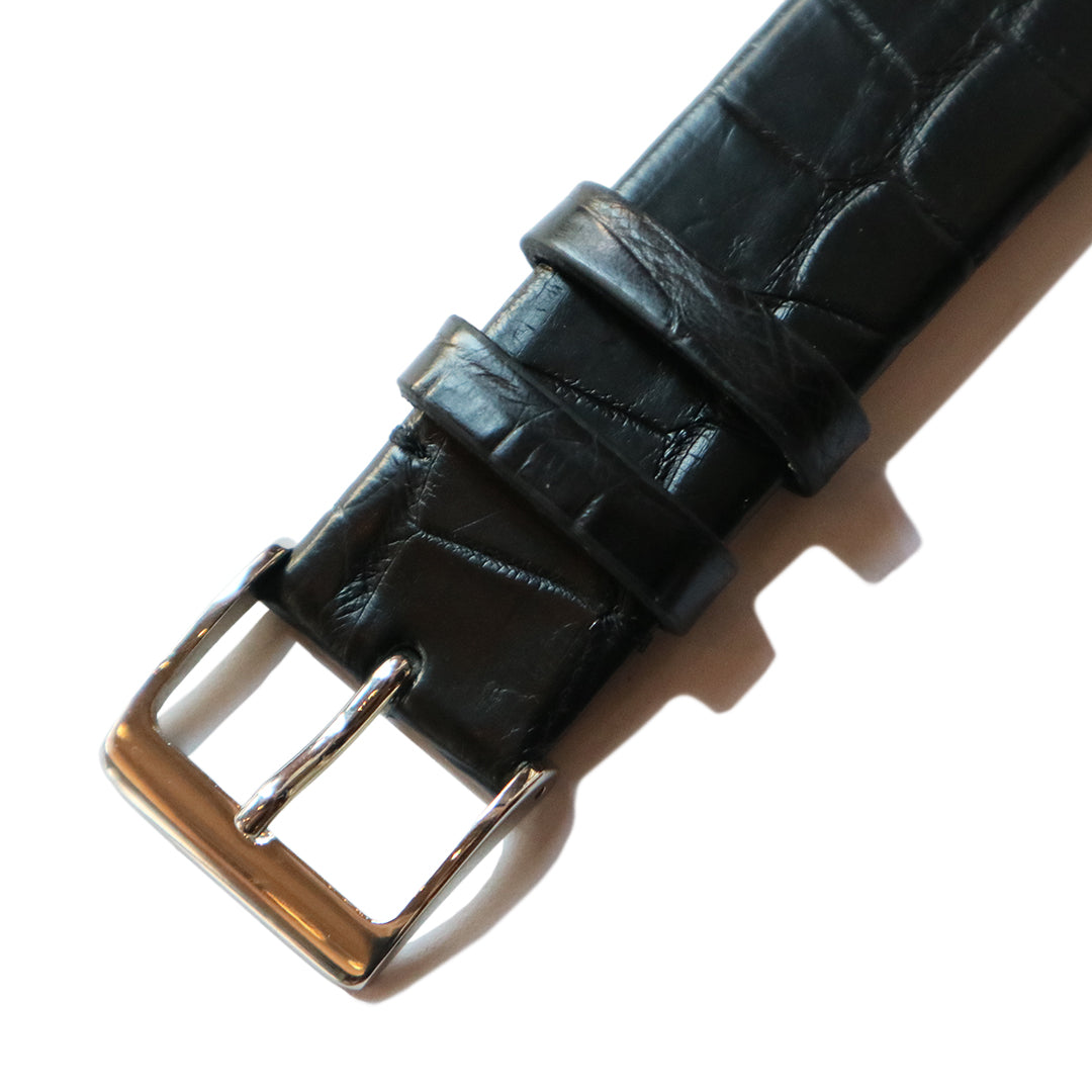 CROCO LEATHER WATCH BELT