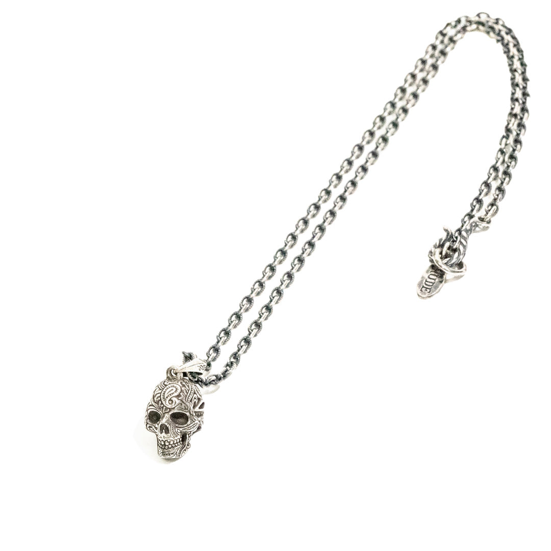 生形真一 - PAISLEY SKULL NECKLACE