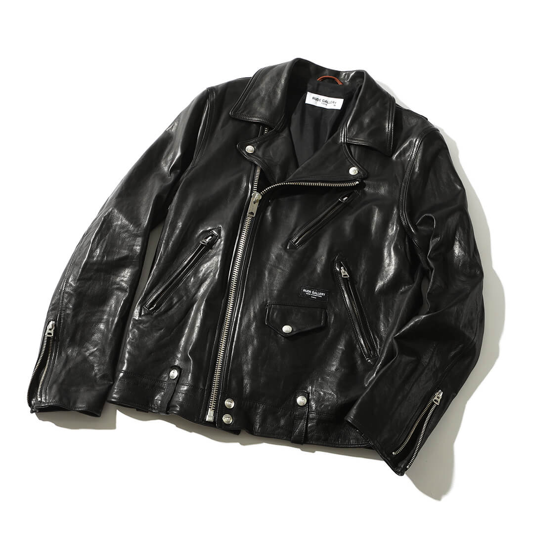 BLACK DYED LEATHER JACKETS – RUDE GALLERY OFFICIAL ONLINE SHOP