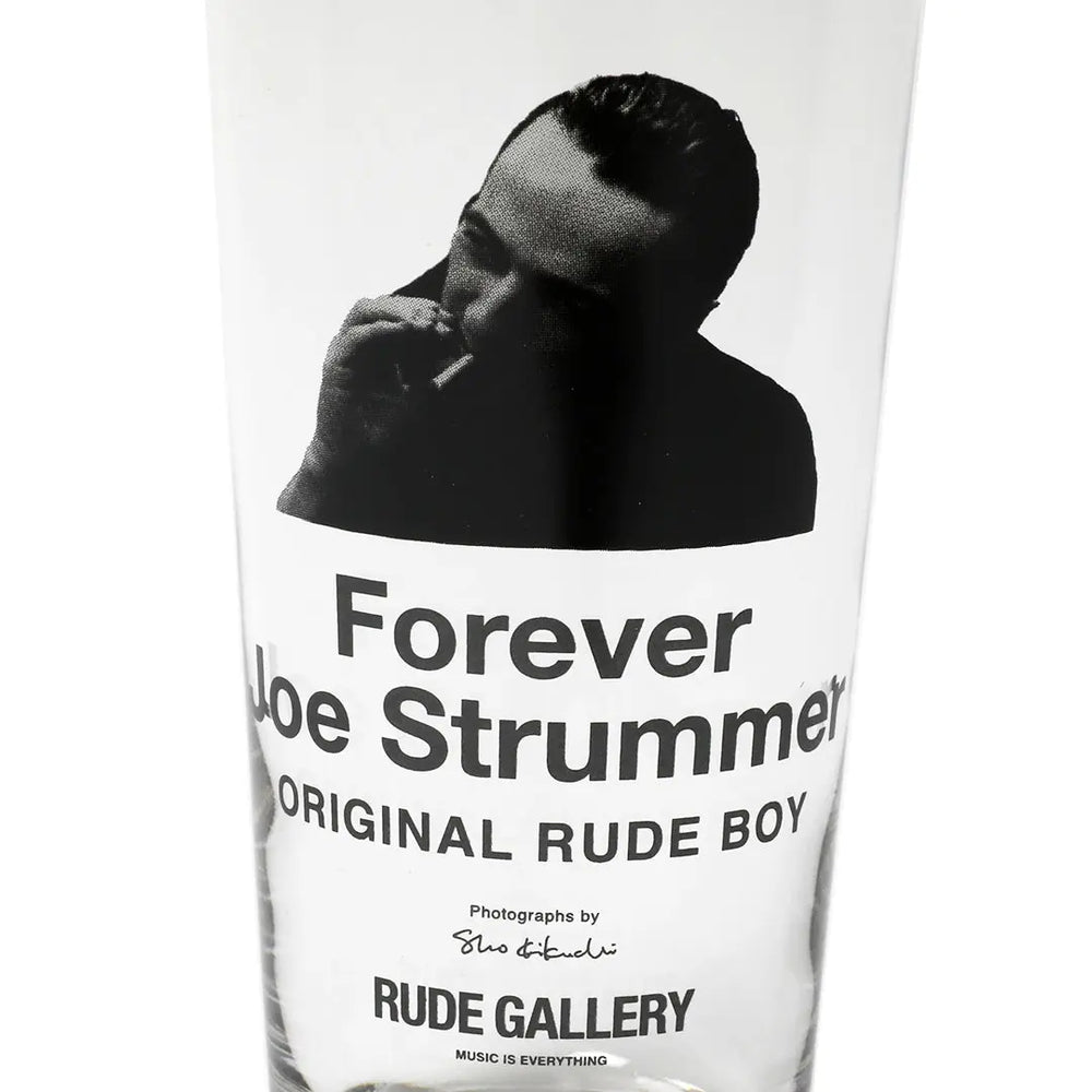 JOE STRUMMER BEER GLASS (Photography by sho KIKUCHI) RUDE GALLERY / ルードギャラリー